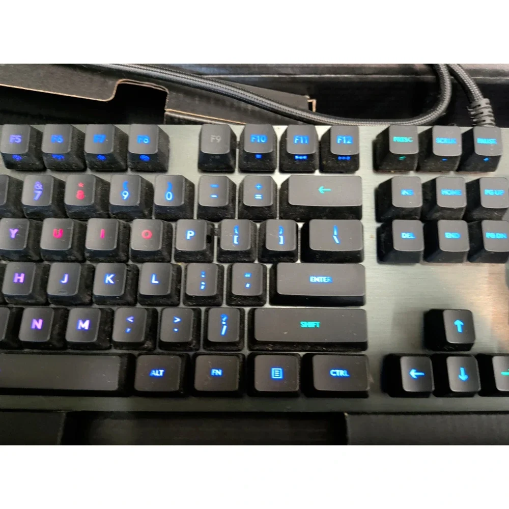 Logitech G513 Carbon Mechanical Gaming Keyboard GX Blue RGB Clicky Wired Tested
